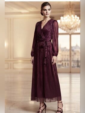 Signature by Robbie Bee Shimmer Dress